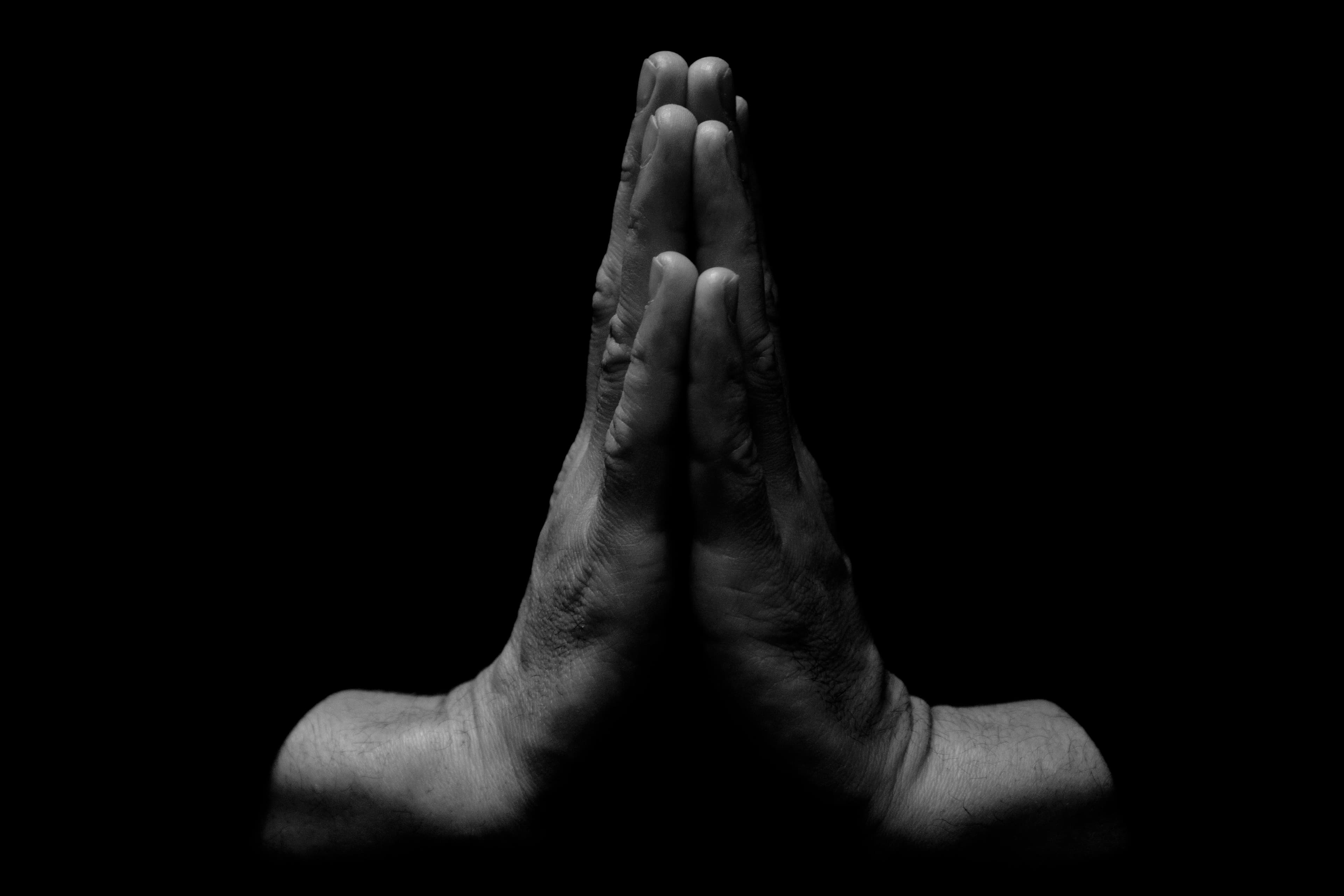 Someone in prayer